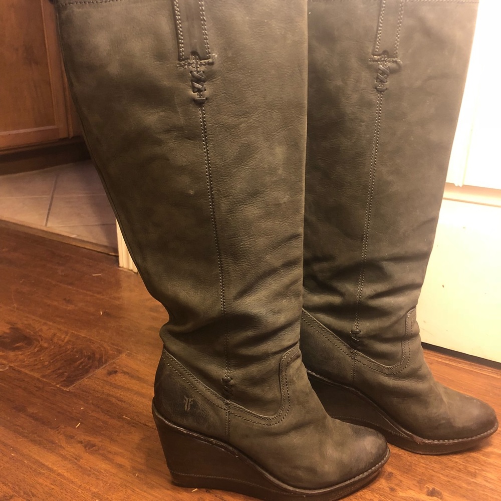 Frye Paige Wedge X Stitch